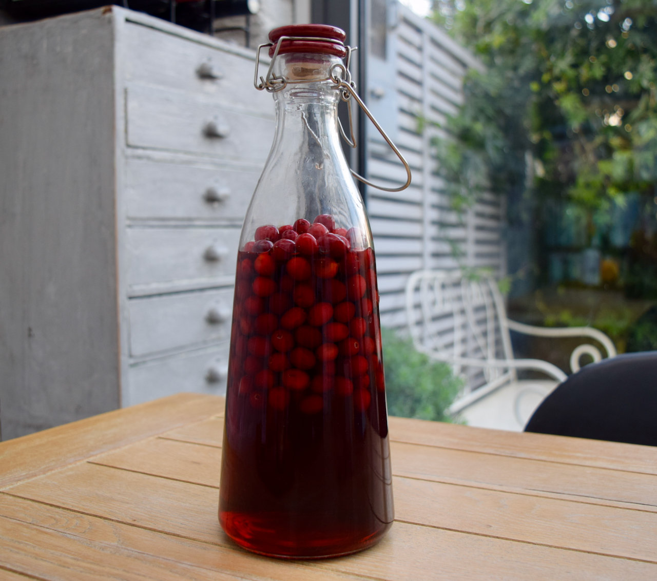 Cranberry Rum Dark and Stormy recipe from Lucy Loves Food Blog