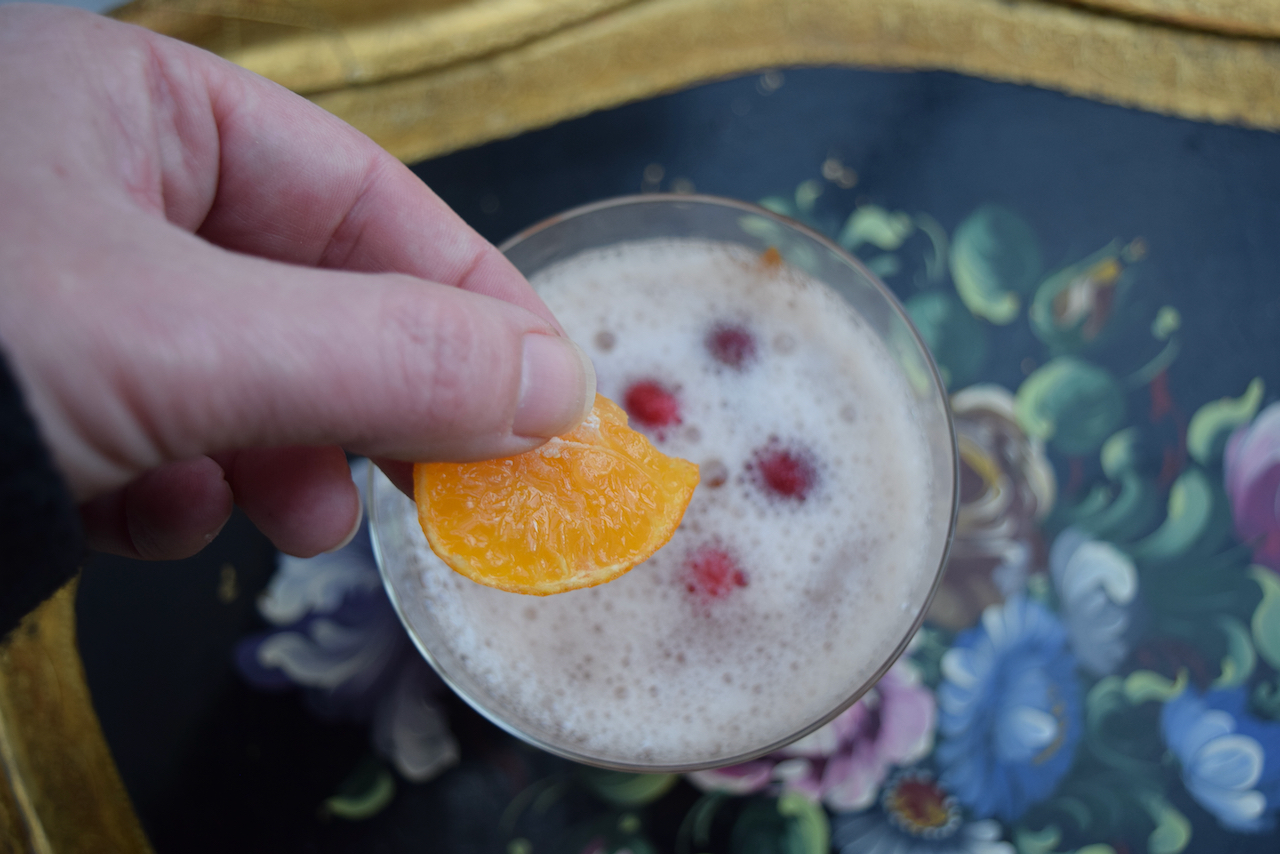 Cranberry Rum Dark and Stormy recipe from Lucy Loves Food Blog