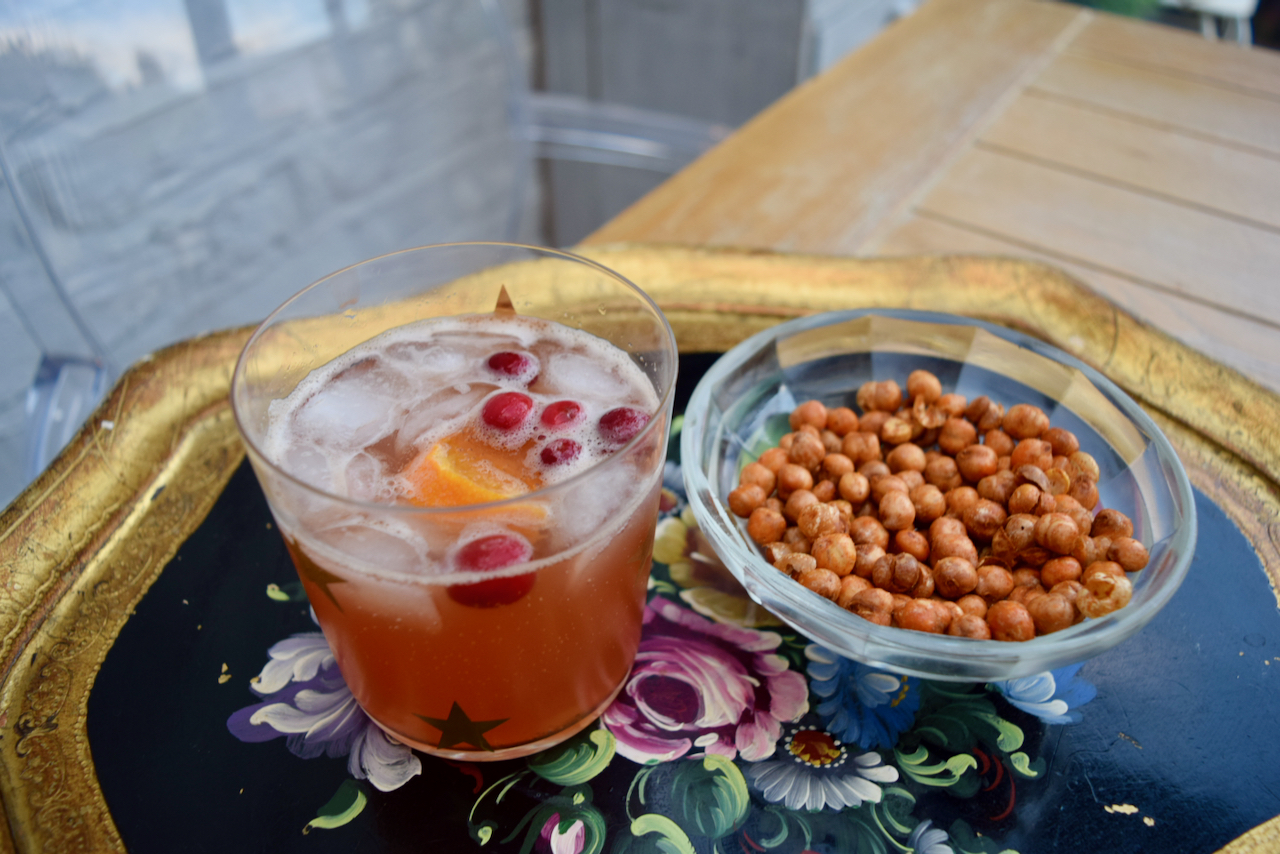 Cranberry Rum Dark and Stormy recipe from Lucy Loves Food Blog