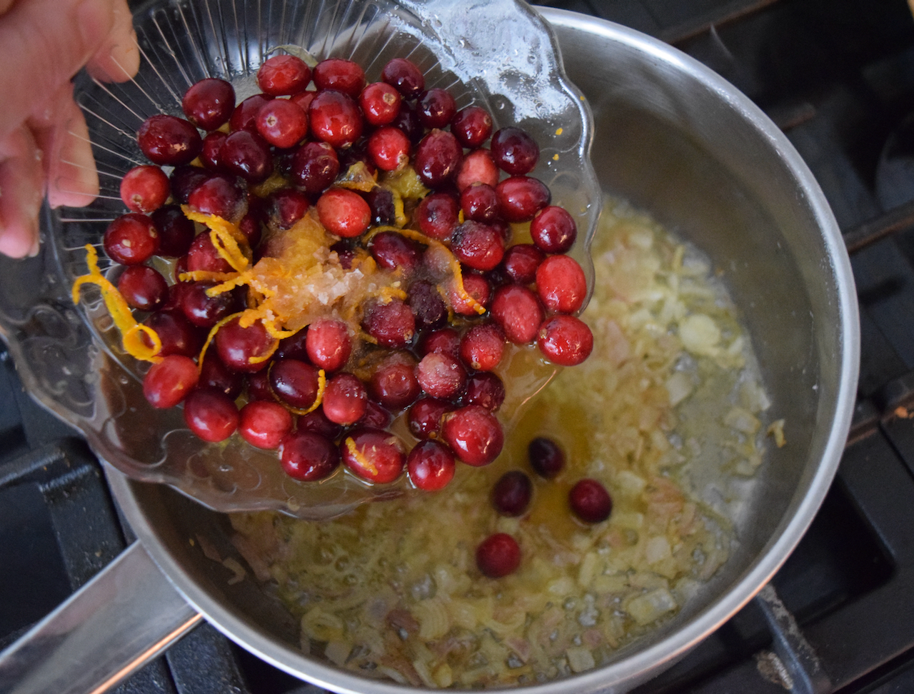 Baked Brie with Cranberry Jam recipe from Lucy Loves Food blog