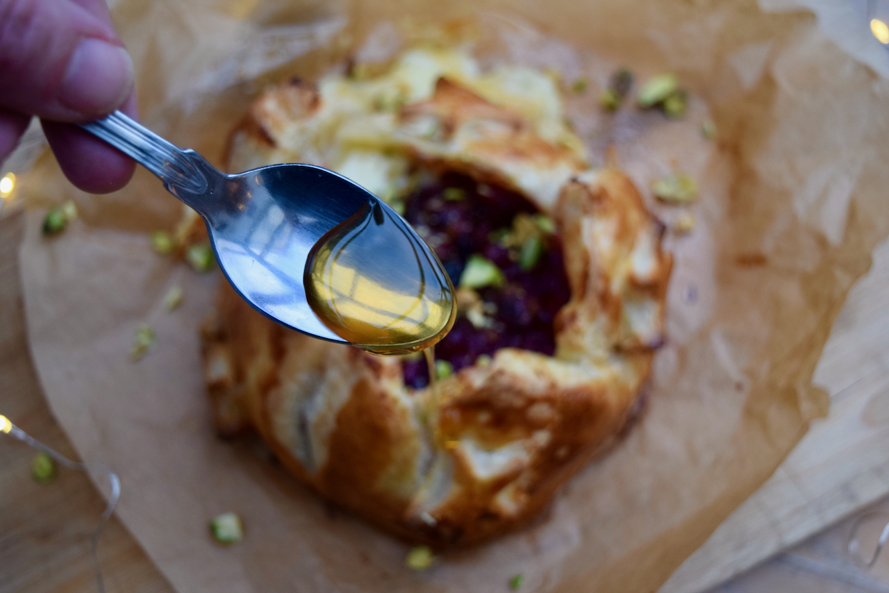 Baked Brie with Cranberry Jam recipe from Lucy Loves Food blog