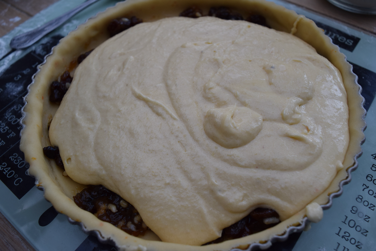 Mincemeat Bakewell Tart recipe from Lucy Loves Food Blog