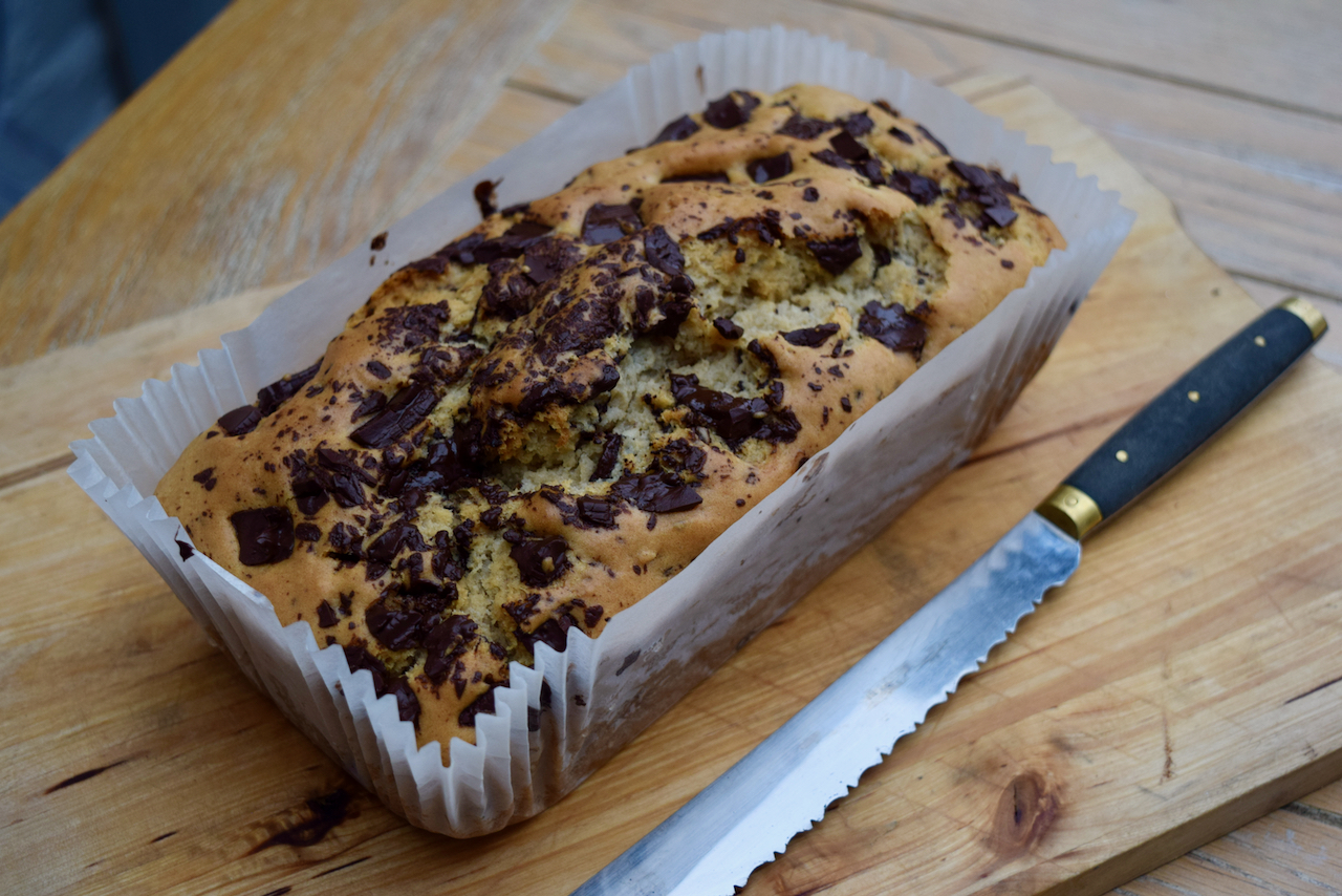 Vegan Chocolate Chip Loaf recipe from Lucy Loves Food Blog