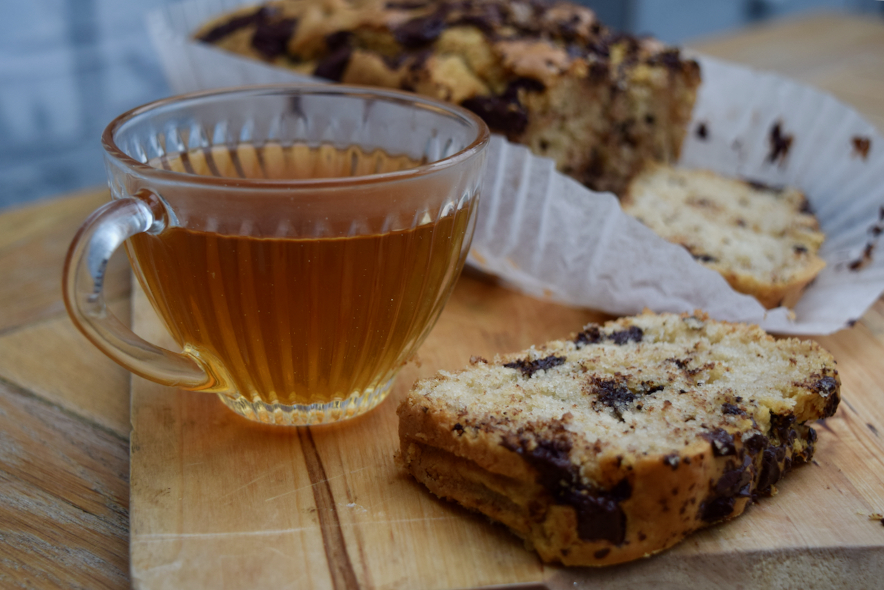 Vegan Chocolate Chip Loaf recipe from Lucy Loves Food Blog