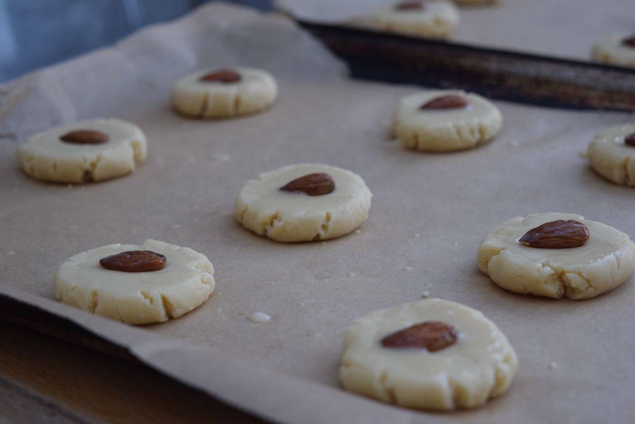 Chinese Almond Cookies recipe from Lucy Loves Food Blog