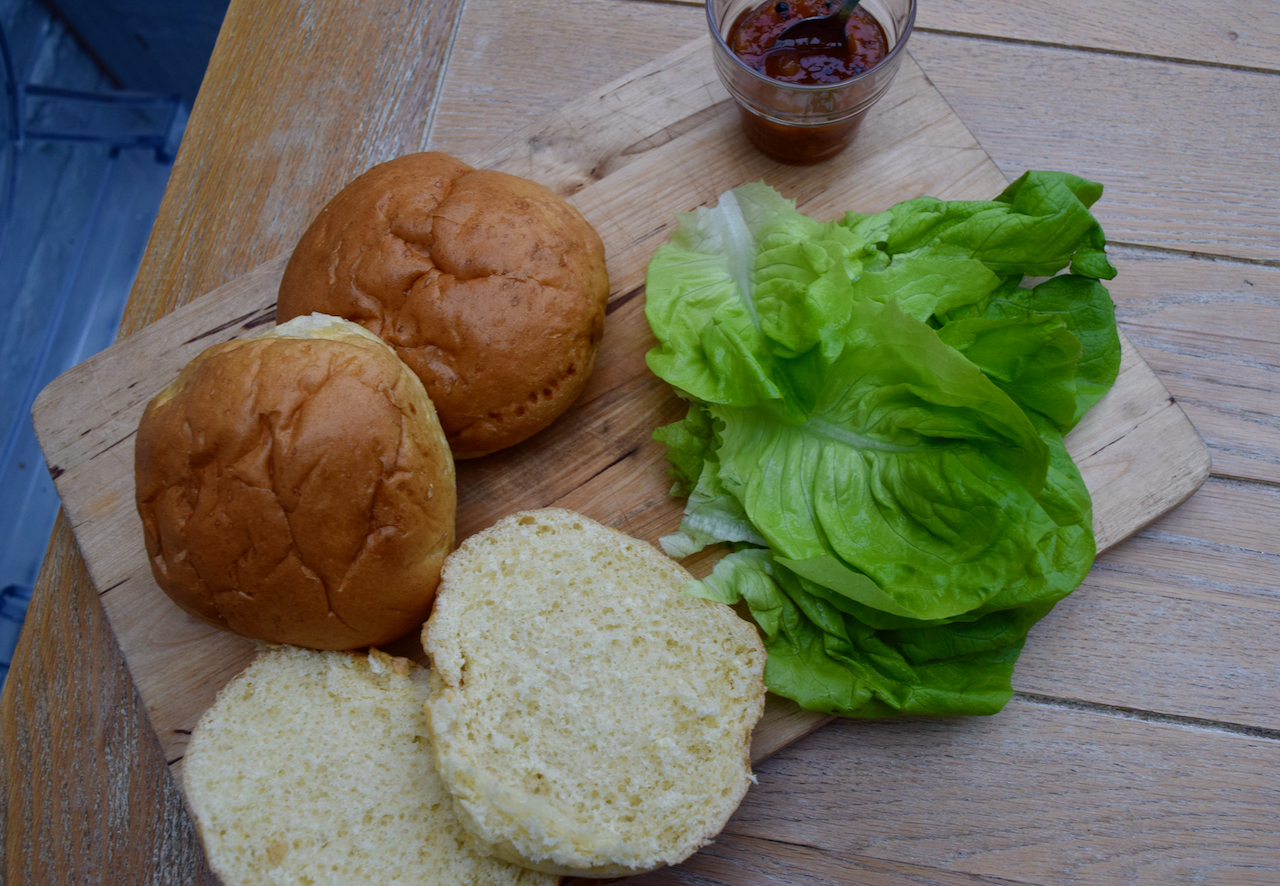 Lucy Loves Lentil and Sweet Potato Burgers recipe from Lucy Loves