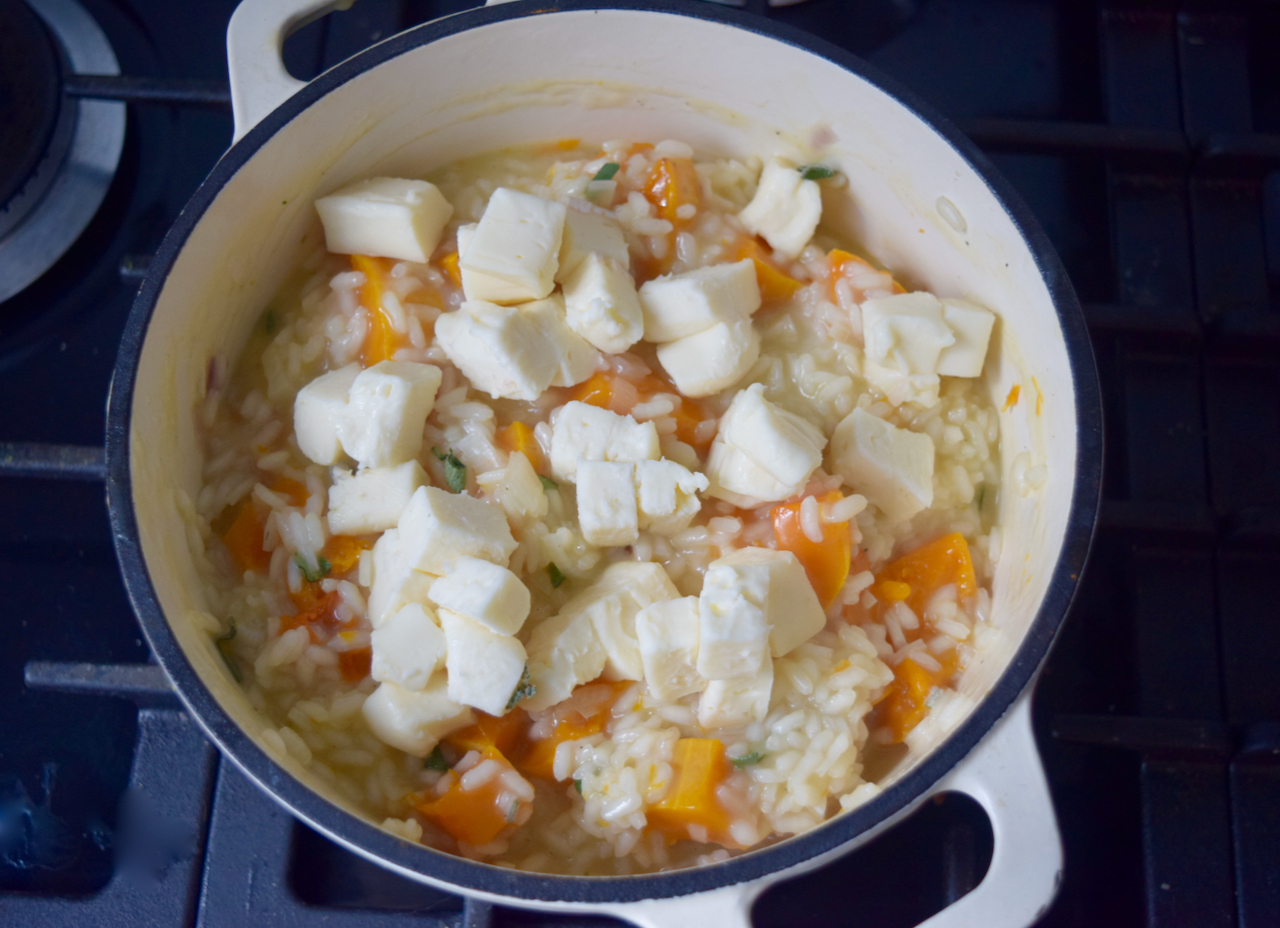 Roast Butternut and Taleggio Risotto recipe from Lucy Loves Food Blog