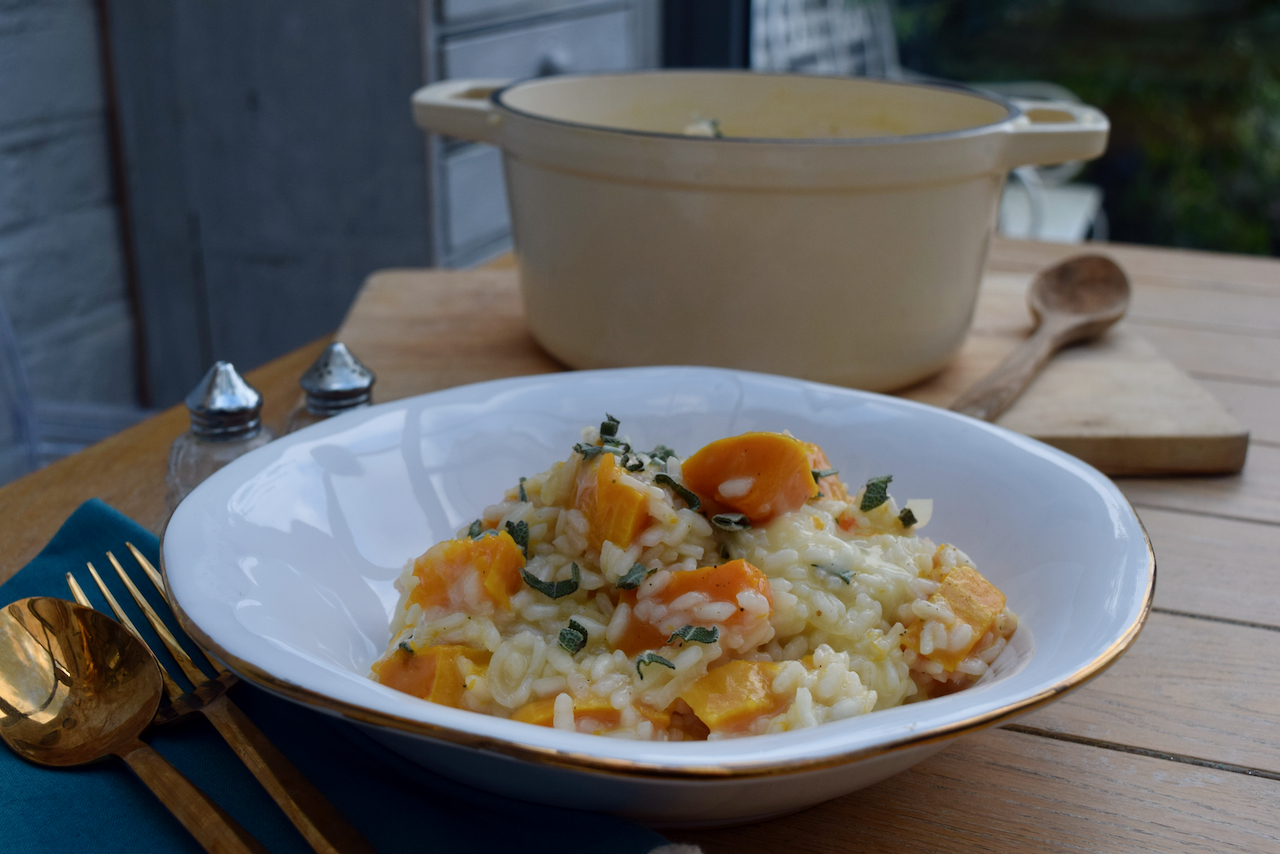 Roast Butternut and Taleggio Risotto recipe from Lucy Loves Food Blog