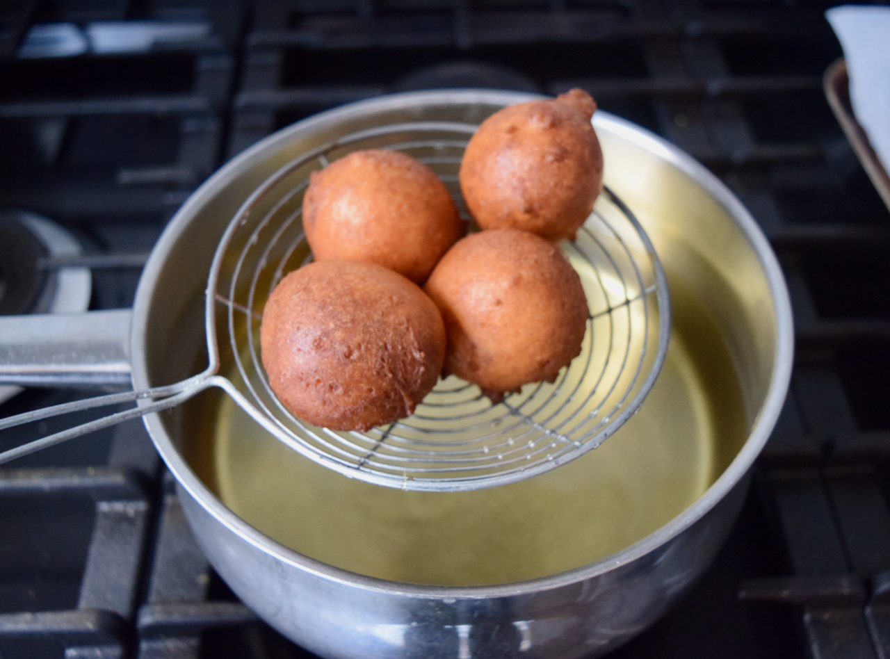 Ricotta Doughnuts recipe from Lucy Loves Food Blog