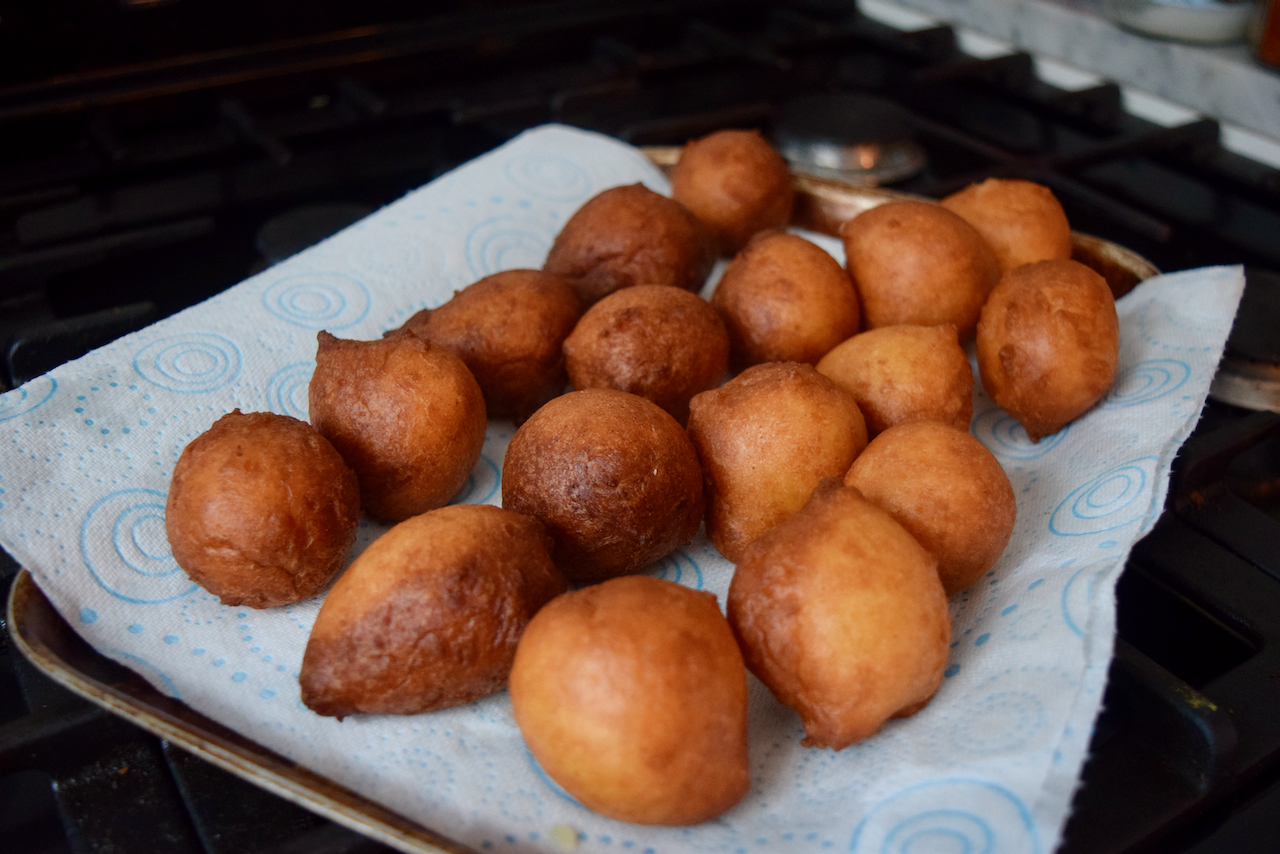 Ricotta Doughnuts recipe from Lucy Loves Food Blog