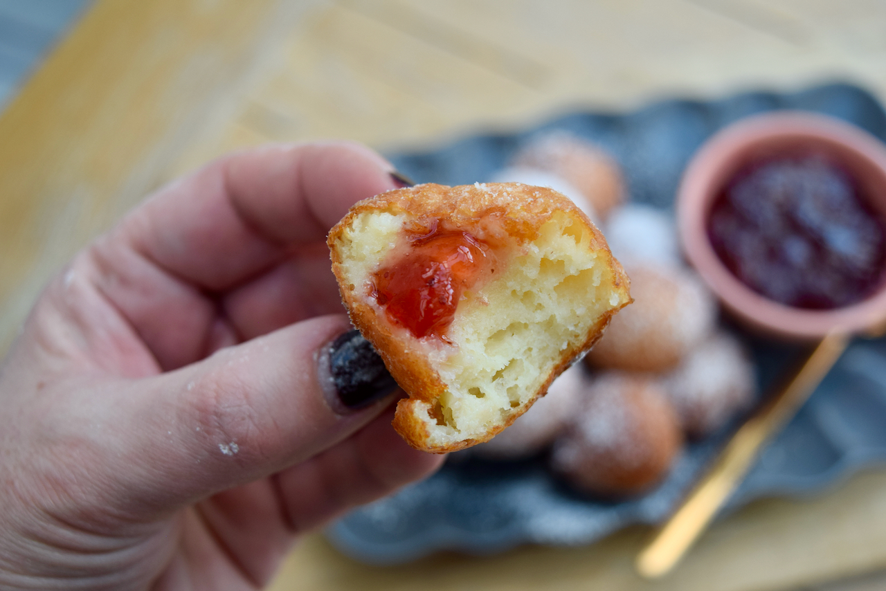 Ricotta Doughnuts recipe from Lucy Loves Food Blog