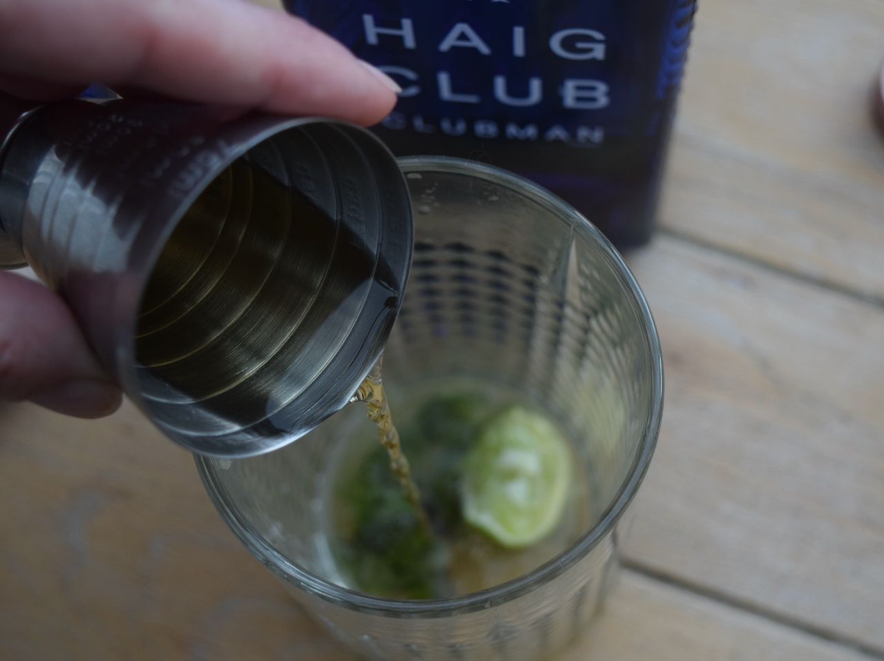 Ginger Whisky Mojito recipe from Lucy Loves Food Blog