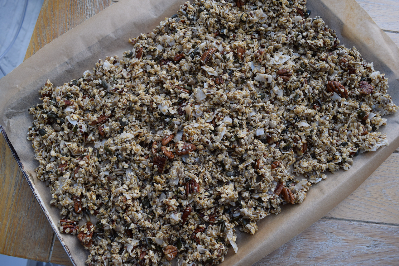 Maple Pecan Granola Recipe from Lucy Loves Food Blog