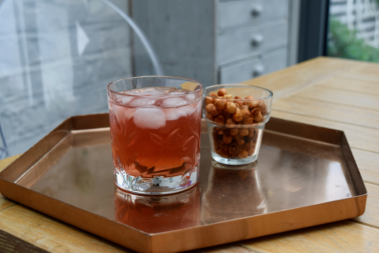 Pomegranate Gin Fizz recipe from Lucy Loves Food Blog