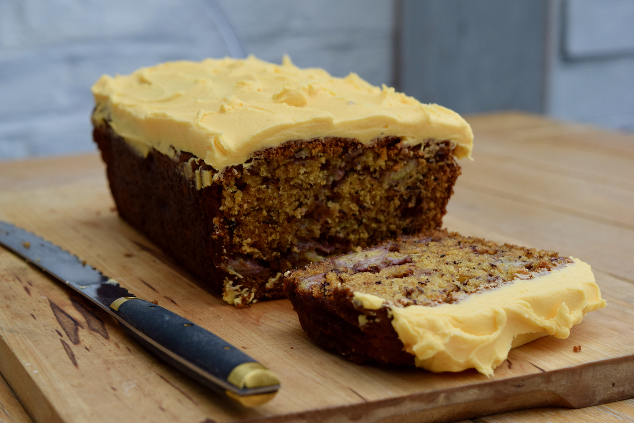 Banana Custard Loaf recipe from Lucy Loves Food Blog