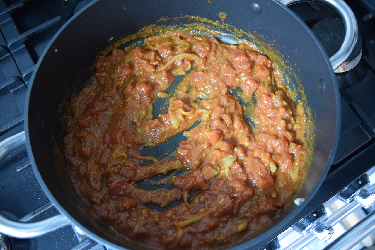 Quick Coconut Prawn Curry recipe from Lucy Loves Food Blog