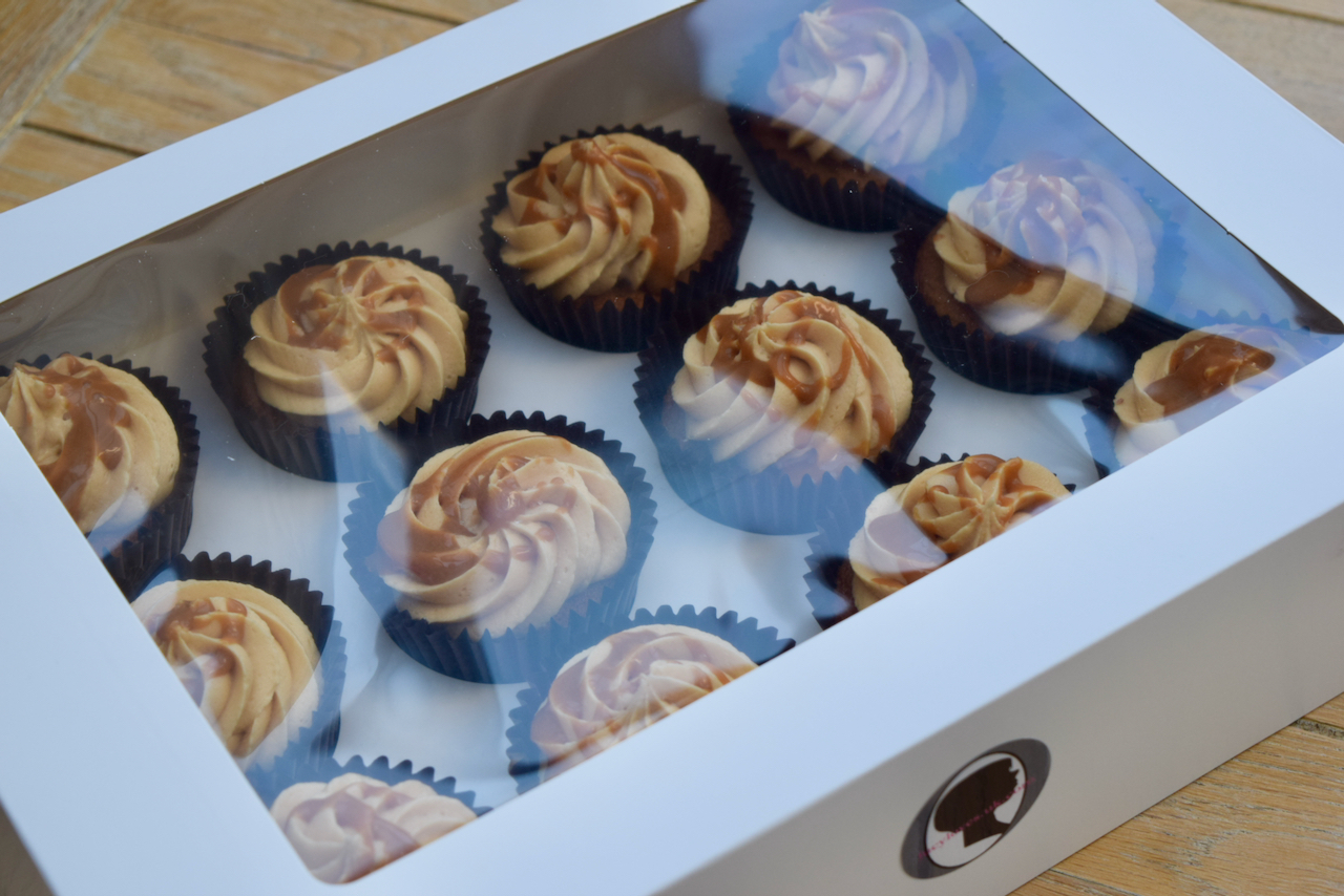 Salted Caramel Cupcakes recipe from Lucy Loves Food Blog