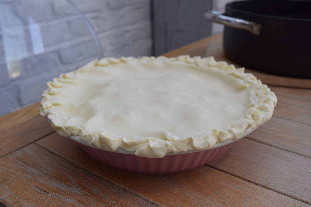 Spring Chicken Pie recipe from Lucy Loves Food Blog