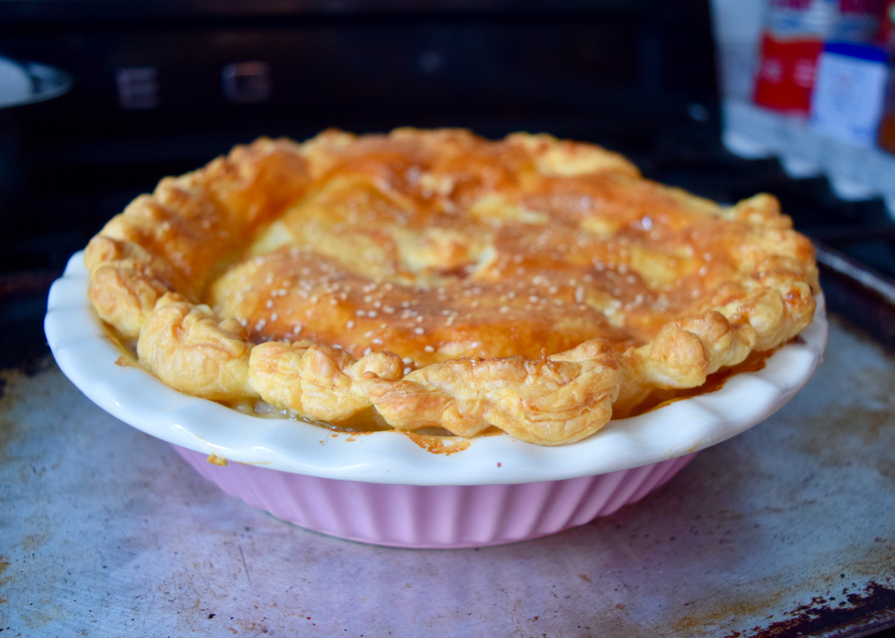 Spring Chicken Pie recipe from Lucy Loves Food Blog