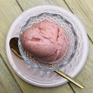 Super Quick Frozen Fruit Yoghurt recipe from Lucy Loves Food Blog