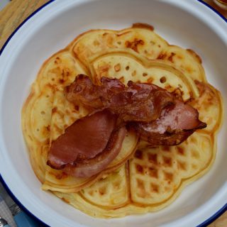 Cheese Waffles Recipe from Lucy Loves Food Blog