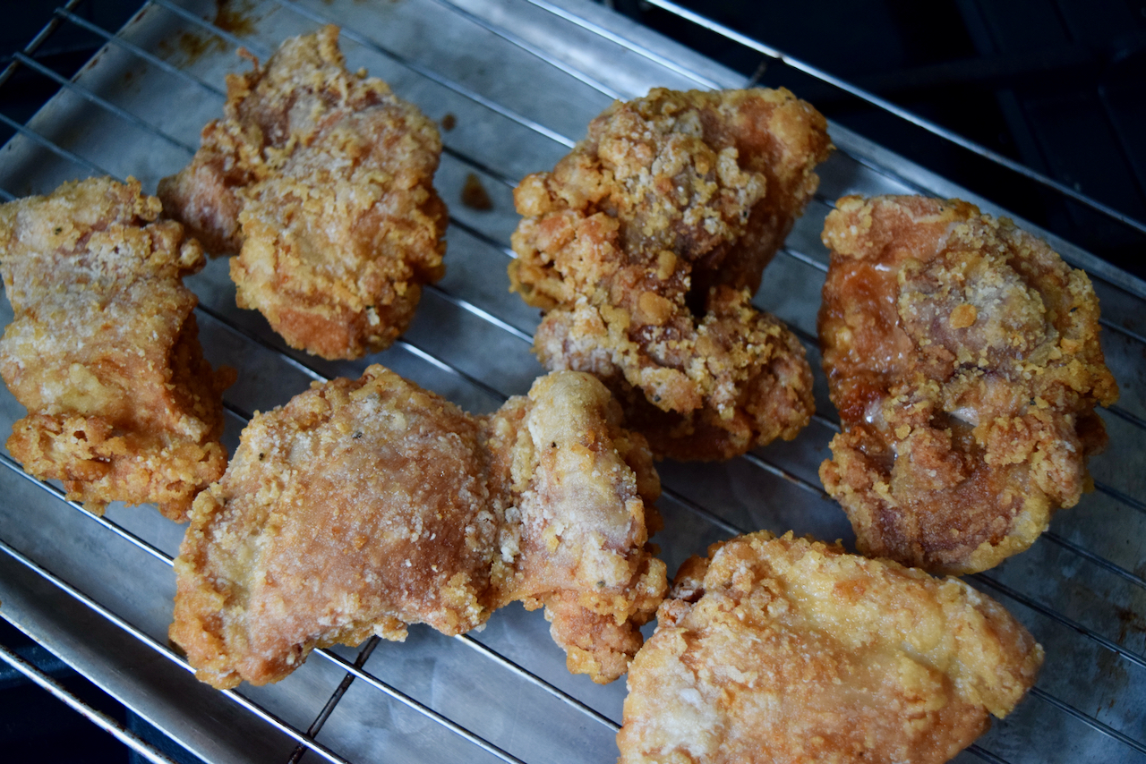 Crispy Fried Chicken Burger recipe from Lucy Loves Food Blog