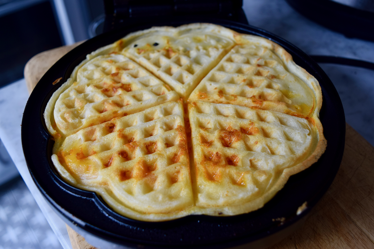 Cheese Waffles recipe from Lucy Loves Food Blog