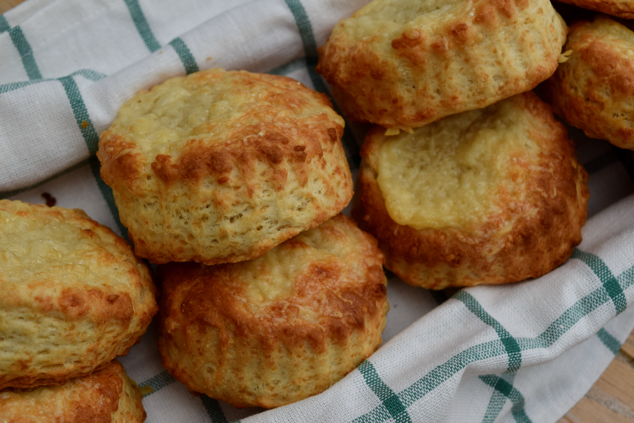 Warm Cheese Scones recipe from Lucy Loves Food Blog