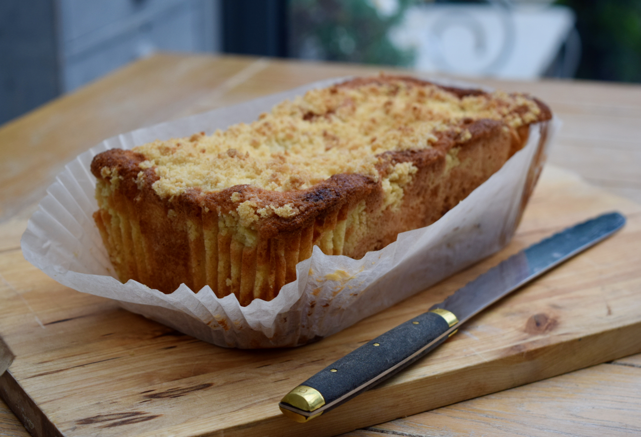 Lemon Curd Loaf Cake recipe from Lucy Loves Food Blog