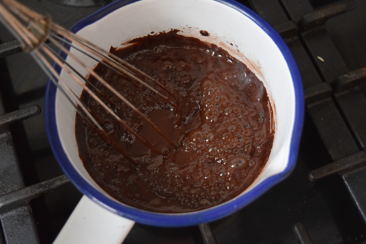 Evaporated Milk Ice Cream with Quick Chocolate Sauce recipe from Lucy Loves Food Blog