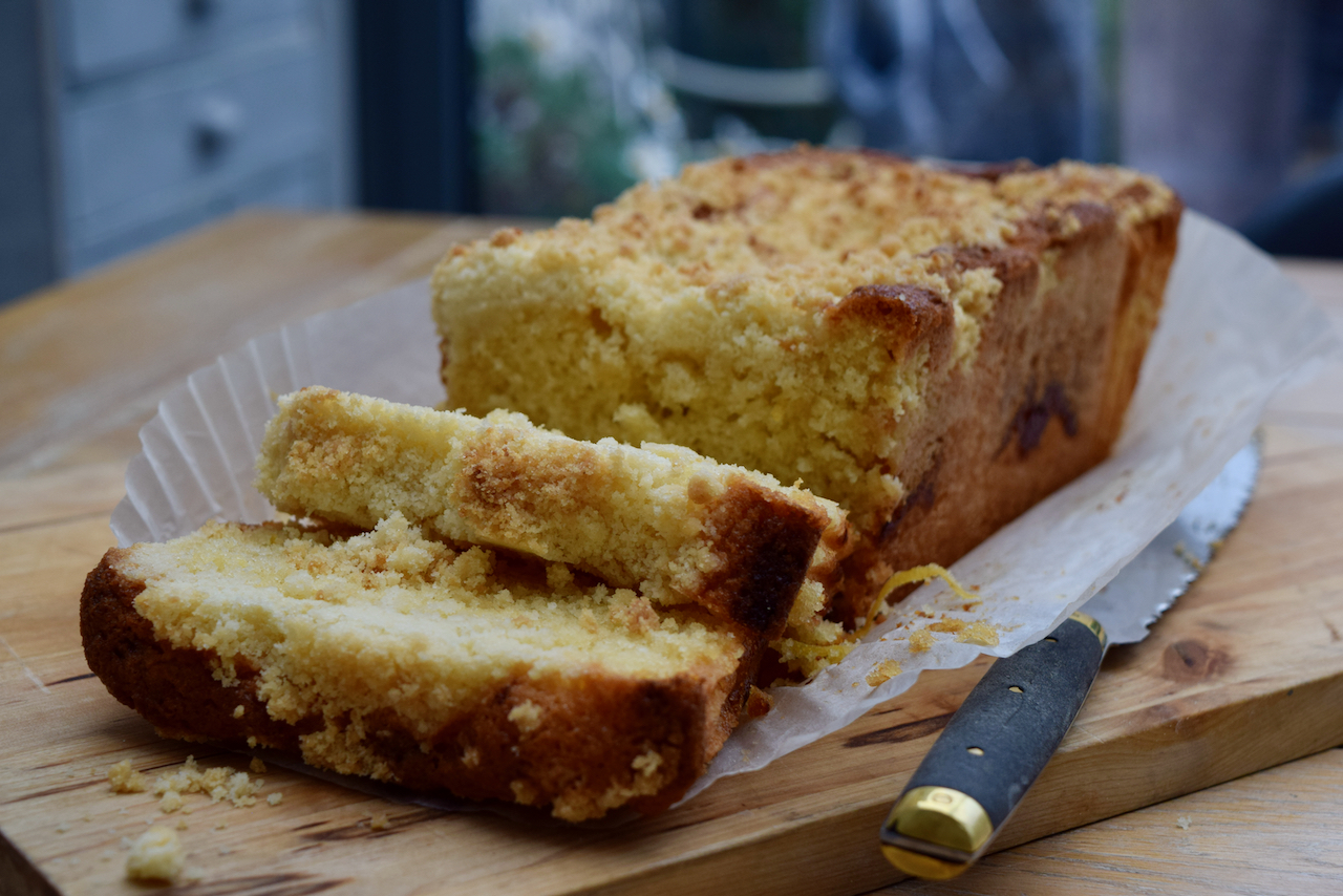Lemon Curd Crumble Loaf recipe from Lucy Loves Food Blog