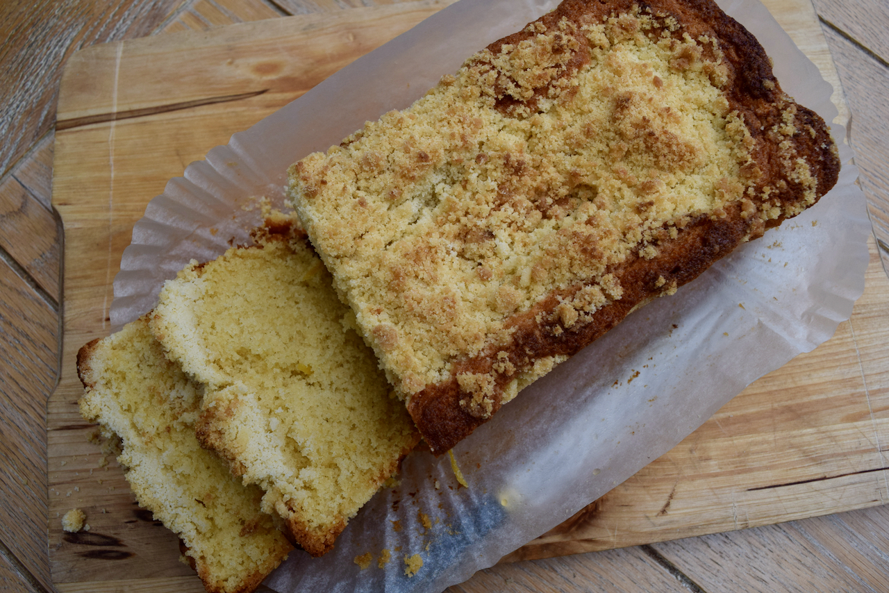 Lemon Curd Loaf Cake recipe from Lucy Loves Food Blog