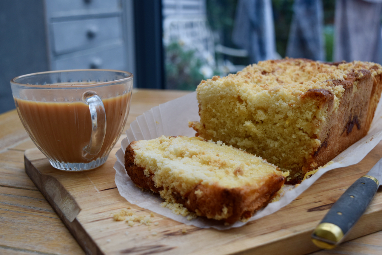 Lemon Curd Loaf Cake recipe from Lucy Loves Food Blog