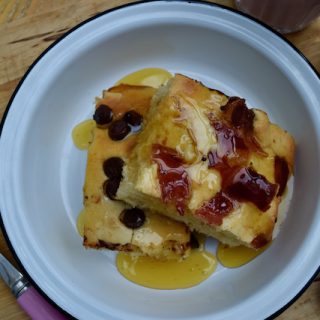 Baked Pancakes recipe from Lucy Loves Food Blog