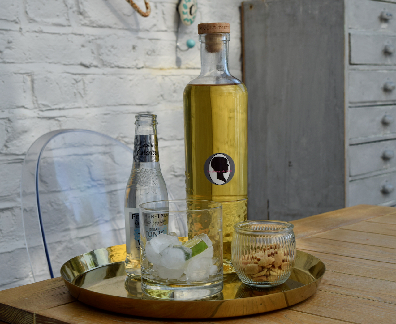 Homemade Orange and Lime Gin recipe from Lucy Loves Food Blog