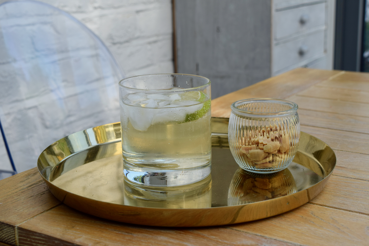 Homemade Orange and Lime Gin recipe from Lucy Loves Food Blog