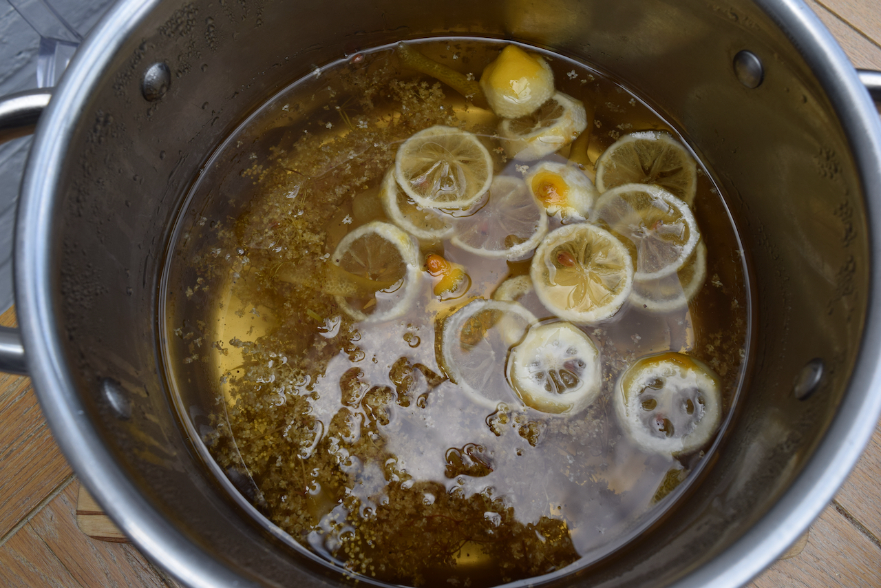 Homemade Elderflower Cordial recipe from Lucy Loves Food Blog