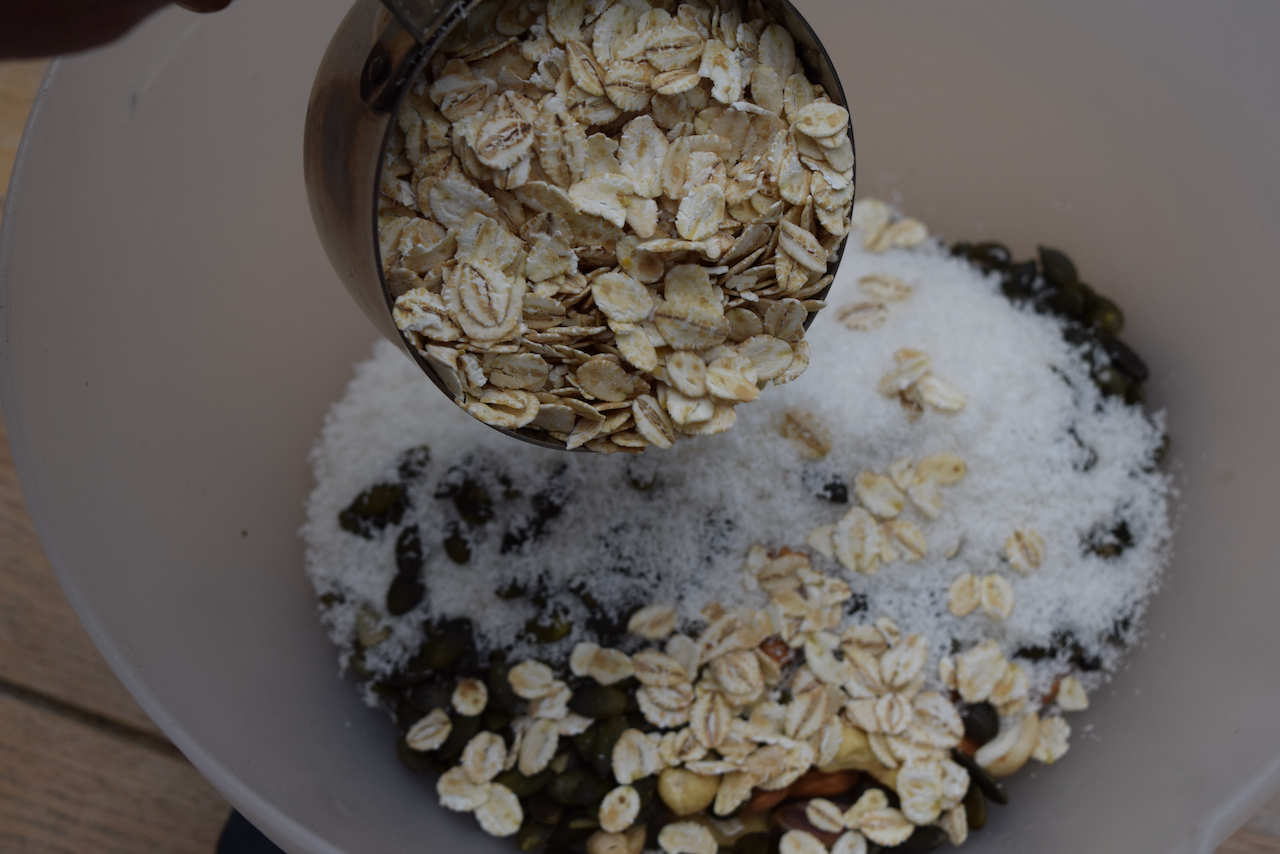 Puffed Whole Grain Granola recipe from Lucy Loves Food Blog