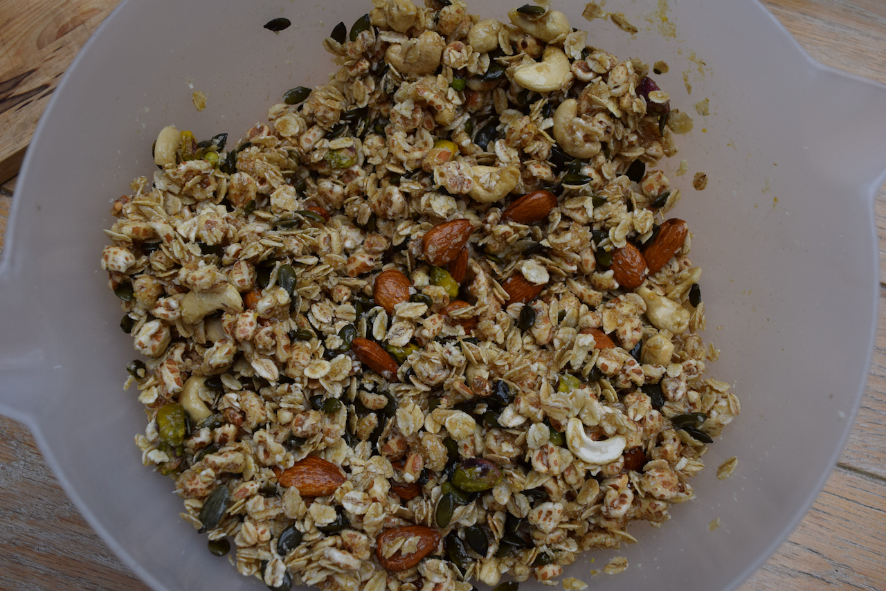 Puffed Whole Grain Granola recipe from Lucy Loves Food Blog