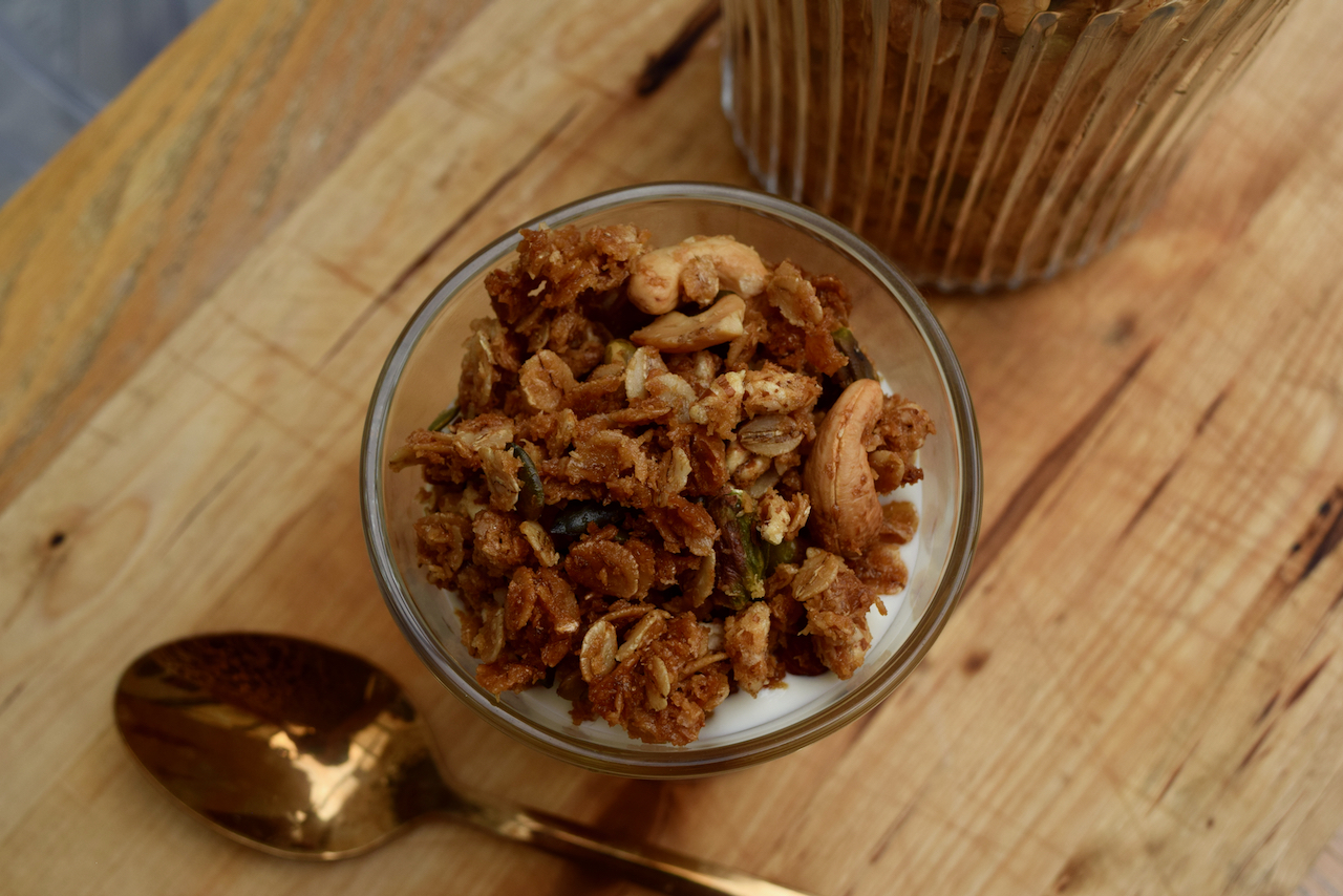 Puffed Whole Grain Granola recipe from Lucy Loves Food Blog