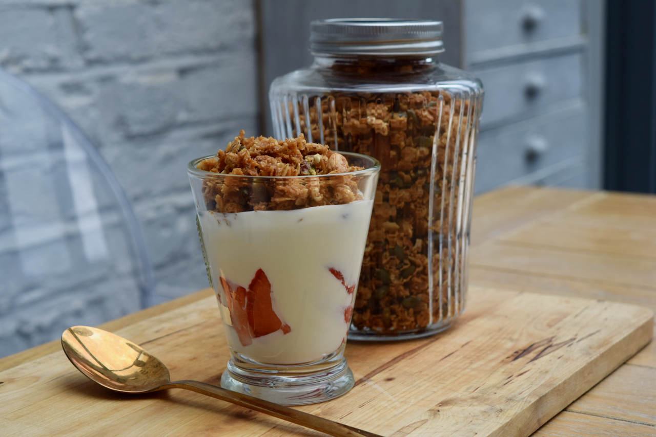 Puffed Whole Grain Granola recipe from Lucy Loves Food Blog