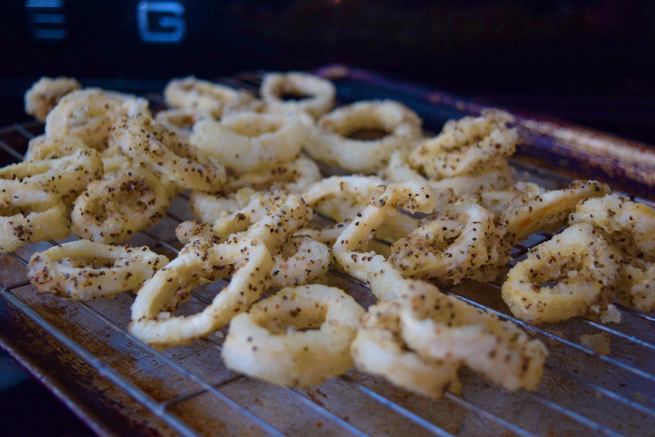 Salt and Pepper Squid recipe from Lucy Loves Food Blog