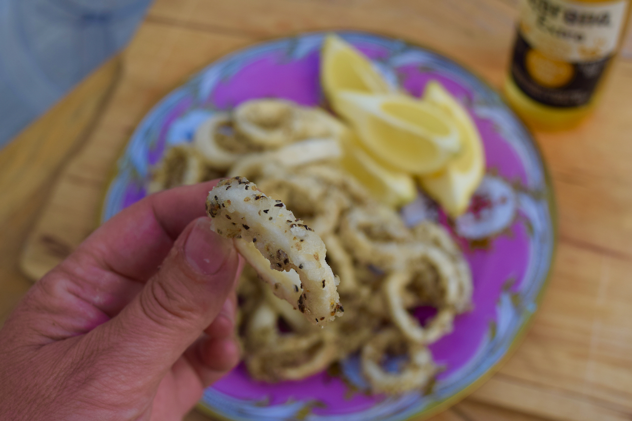 Salt and Pepper Squid recipe from Lucy Loves Food Blog