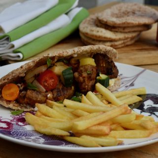 Pork Gyros recipe from Lucy Loves Food Blog