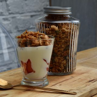 Puffed Whole Grain Granola recipe from Lucy Loves Food Blog