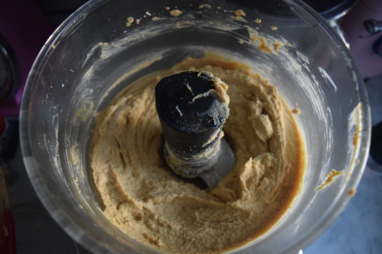 Peanut Butter Houmous recipe from Lucy Loves Food Blog