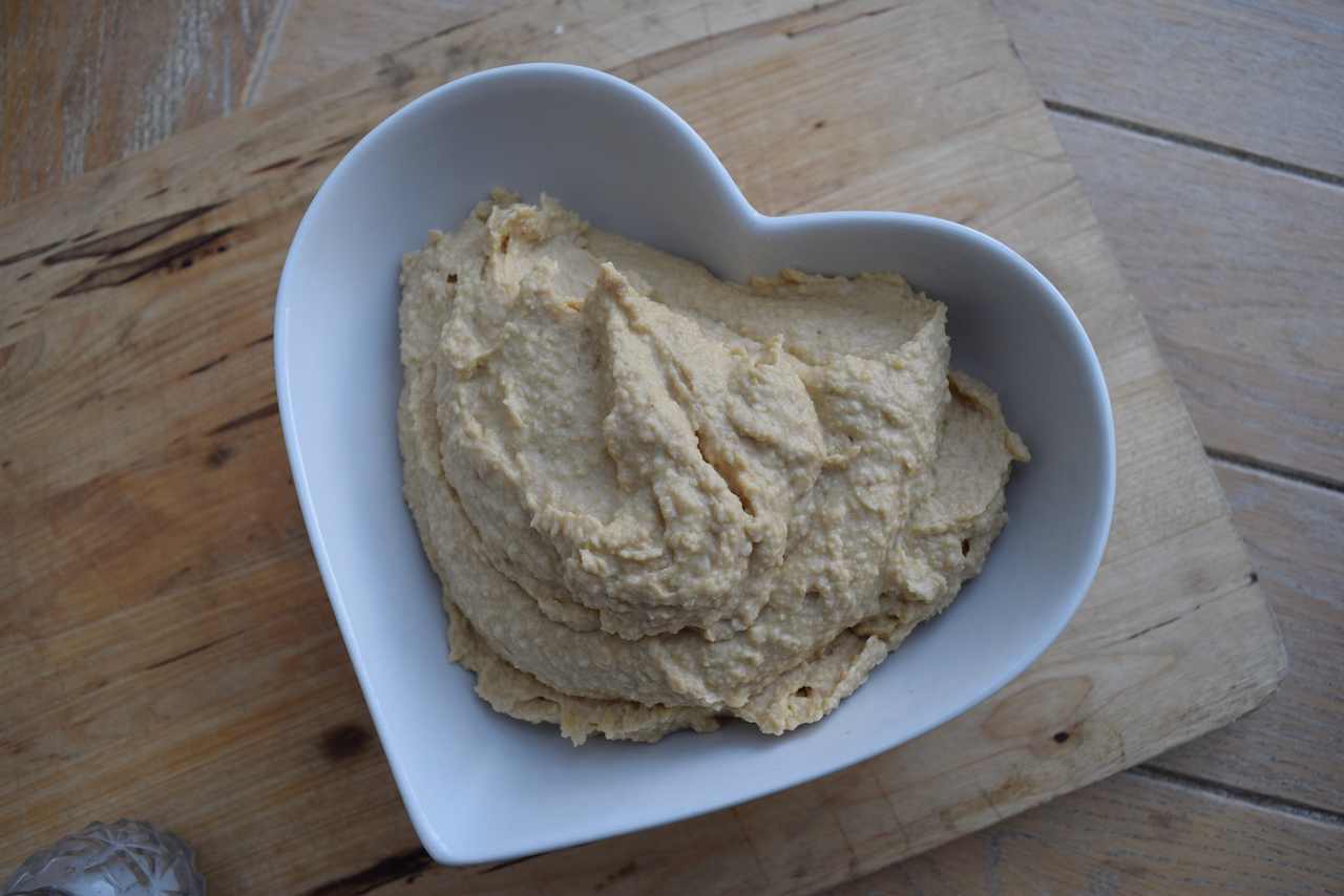 Peanut Butter Houmous recipe from Lucy Loves Food Blog
