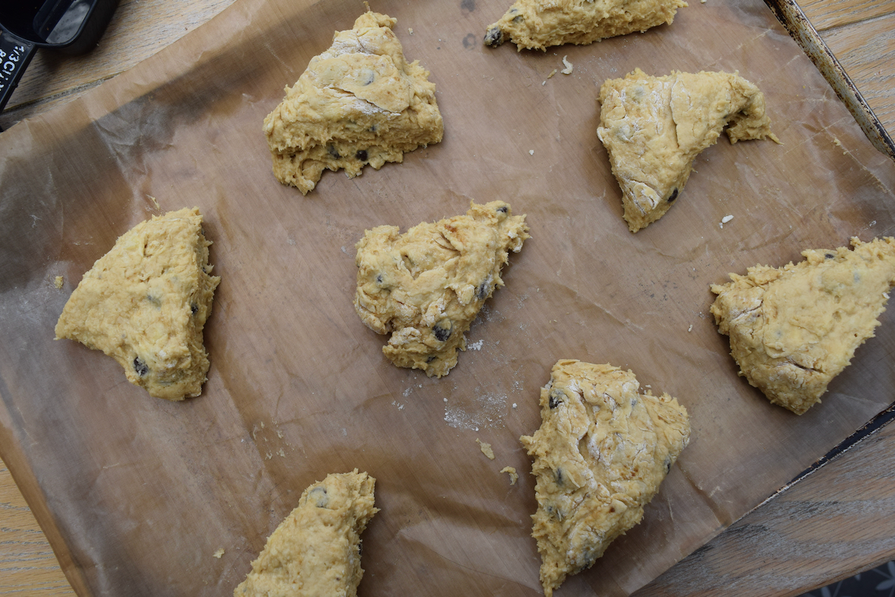 Brown Sugar Banana Scones recipe from Lucy Loves Food Blog