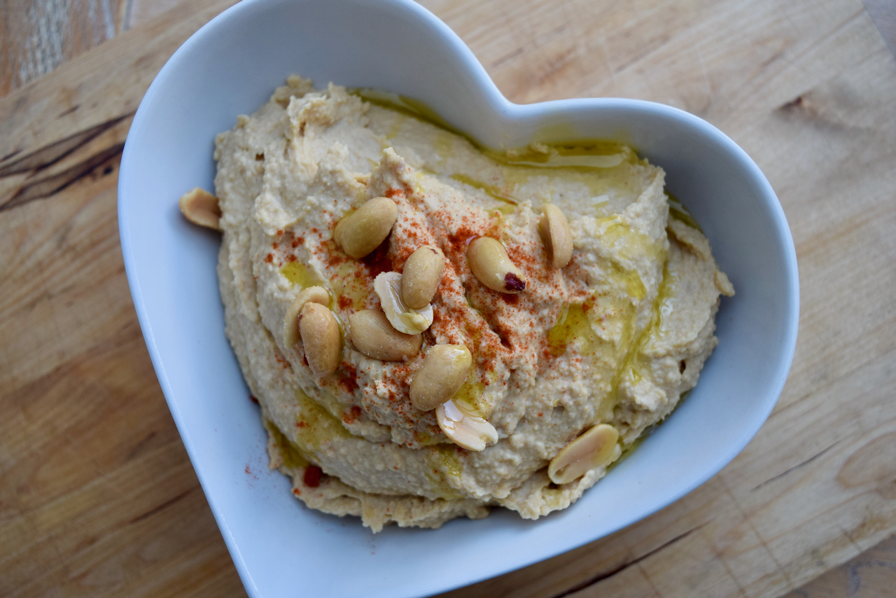 Peanut Butter Houmous recipe from Lucy Loves Food Blog