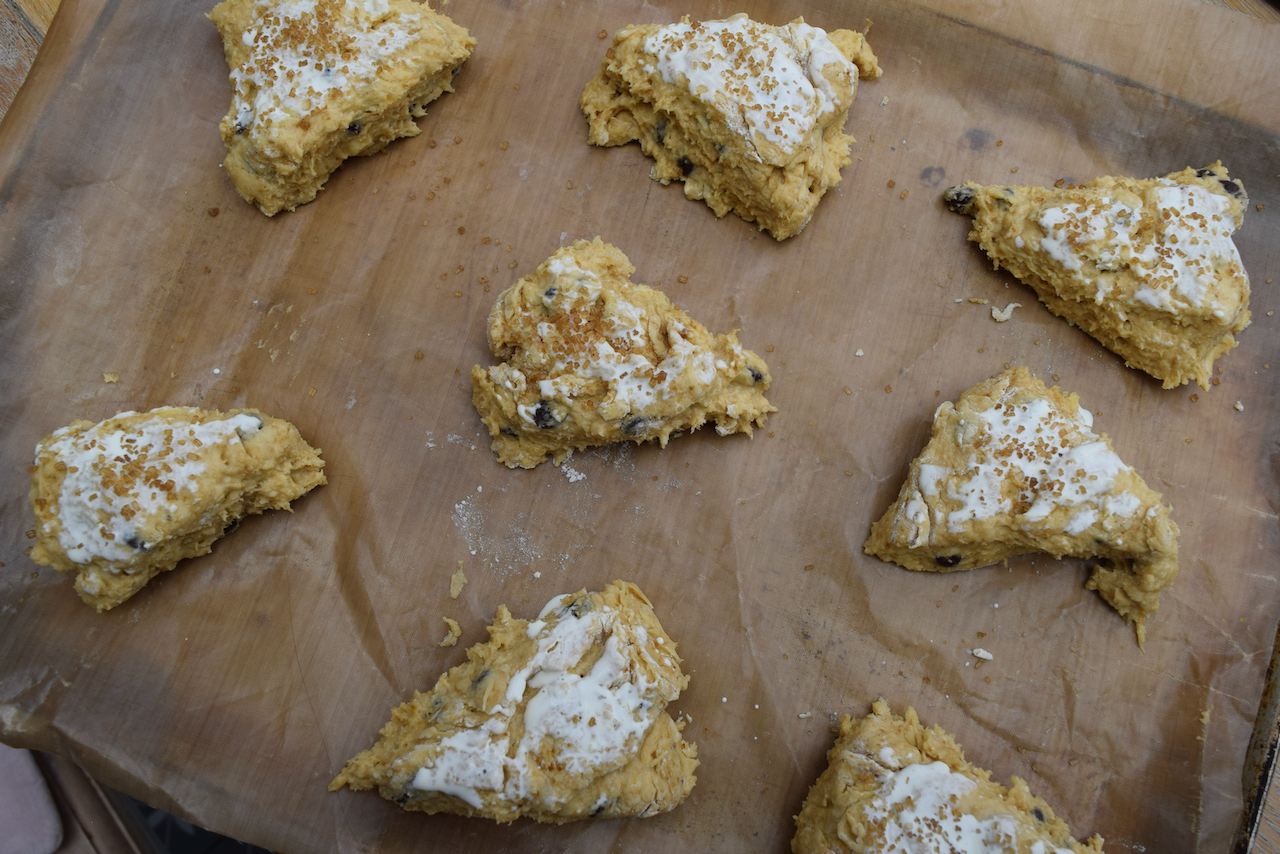 Brown Sugar Banana Scones recipe from Lucy Loves Food Blog